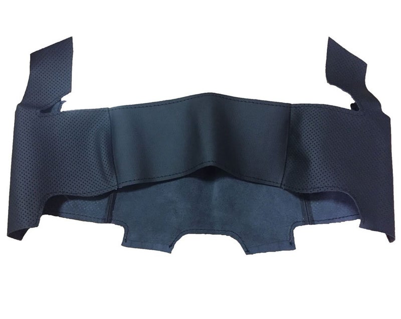 Eiseng DIY Sew Stitching Genuine Leather Steering Wheel Covers Custom for 9th Generation Honda Accord Sedan 2013 2014 2015 2016 2017 Interior Accessories 15 inches (Black Thread) - Image 3